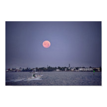 Supermoon Moonset over Marathon, Florida