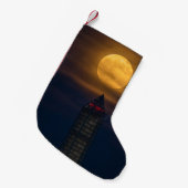 Supermoon over Washington Monument Kleine Kerstsok (Voorkant (Hangend))