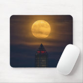 Supermoon over Washington Monument Muismat (Met muis)
