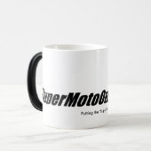 SuperMotoOnline "Morphing"-koffie Mok! Magische Mok (Voorkant links)