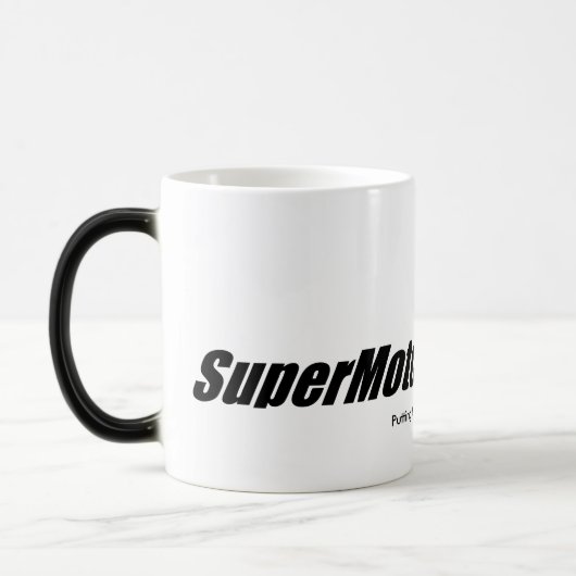 SuperMotoOnline "Morphing"-koffie Mok! Magische Mok (Links)