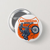 Supermotoverslaafden Ronde Button 5,7 Cm (Voorkant /achterkant)