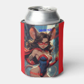 SuperMouse Vrouw Muis Power rode blikje koeler (Blikje Voorkant)