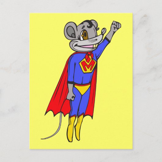Supermuis Briefkaart (Voorkant)