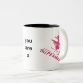 Supermum-Mok Tweekleurige Koffiemok (Voorkant rechts)