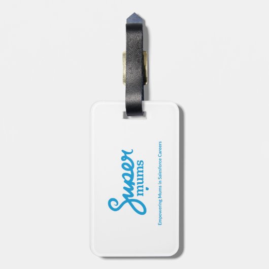 Supermums-Bagagelabel Bagagelabel (Achterkant verticaal)