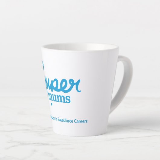 Supermums latte-Mok Latte Mok (Rechterhoek)