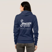 Supermums Rits Hoodie - Navy (Achterkant volledig)