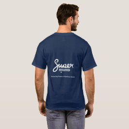 Supermums Ronde tshirt voor Heren-Blauw