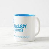 Supermums-tweetonige Mok (Voorkant rechts)