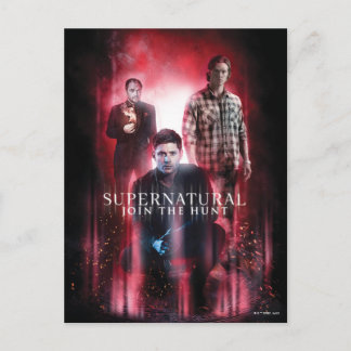 Supernatural Crowley, Dean en Sam Briefkaart