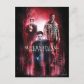 Supernatural Crowley, Dean en Sam Briefkaart (Voorkant)
