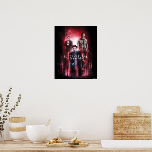 Supernatural Crowley, Dean en Sam Poster (Keuken)