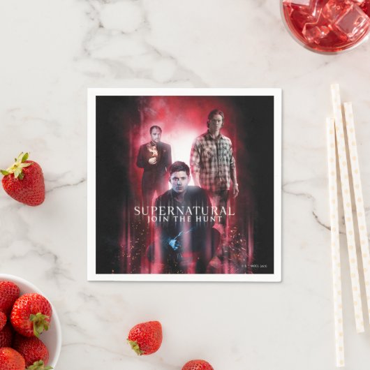 Supernatural Crowley, Dean en Sam Servet (Insitu)