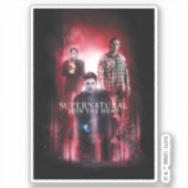 Supernatural Crowley, Dean en Sam Sticker (Voorkant)