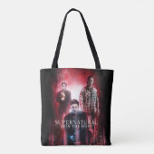 Supernatural Crowley, Dean en Sam Tote Bag (Achterkant)
