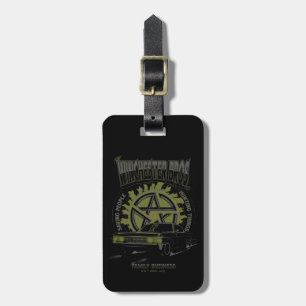 Supernatural "De Winchester Bros" Auto Graphic Bagagelabel