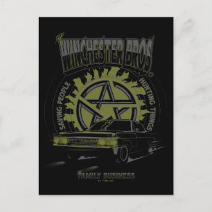 Supernatural "De Winchester Bros" Auto Graphic Briefkaart