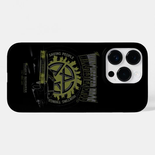 Supernatural "De Winchester Bros" Auto Graphic Case-Mate iPhone Case (Achterkant (horizontaal))