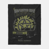 Supernatural "De Winchester Bros" Auto Graphic Fleece Deken (Voorkant)