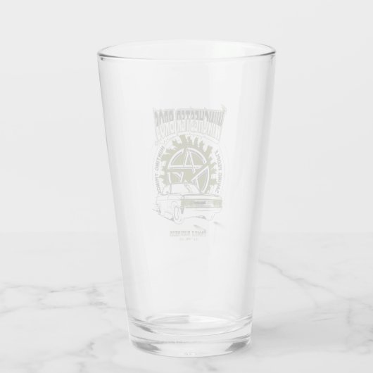 Supernatural "De Winchester Bros" Auto Graphic Glas (Achterkant)