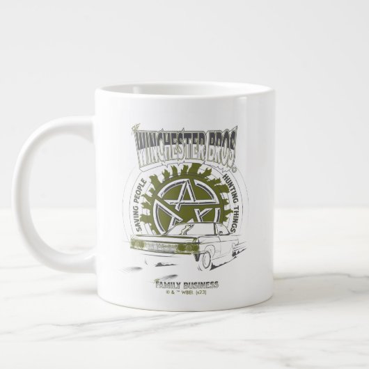 Supernatural "De Winchester Bros" Auto Graphic Grote Koffiekop (Links)