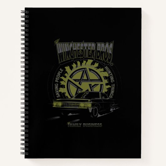 Supernatural "De Winchester Bros" Auto Graphic Notitieboek (Voorkant)