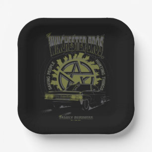 Supernatural "De Winchester Bros" Auto Graphic Papieren Bordje