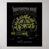 Supernatural "De Winchester Bros" Auto Graphic Poster (Voorkant)