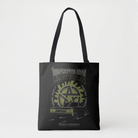 Supernatural "De Winchester Bros" Auto Graphic Tote Bag (Voorkant)