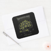 Supernatural "De Winchester Bros" Auto Graphic Vierkante Sticker (Envelop)