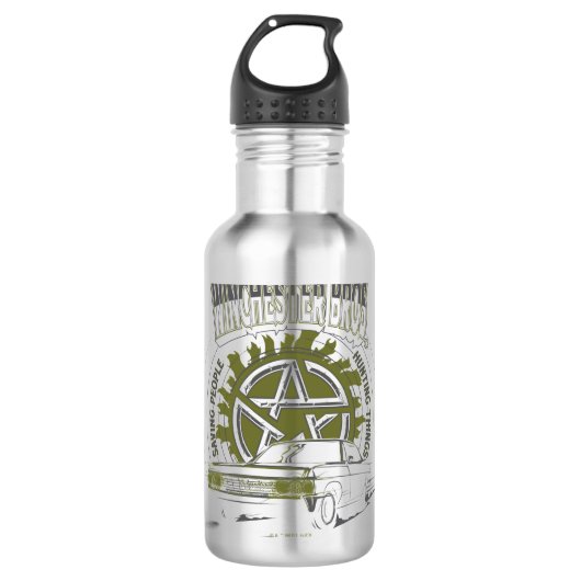 Supernatural "De Winchester Bros" Auto Graphic Waterfles (Voorkant)