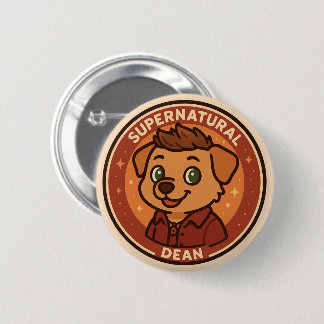Supernatural Dog beroemd gemaakt door Dean Pin Ronde Button 5,7 Cm