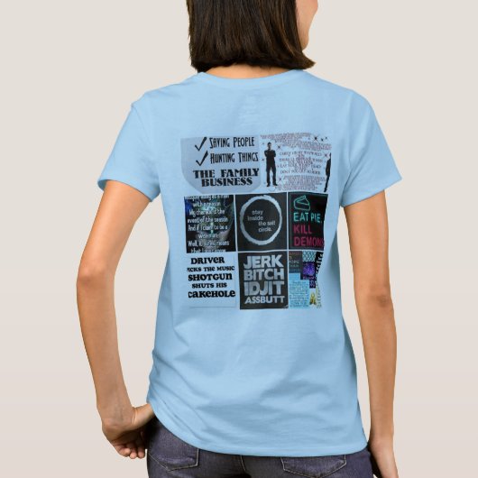 Supernatural fan T-shirt (Achterkant)