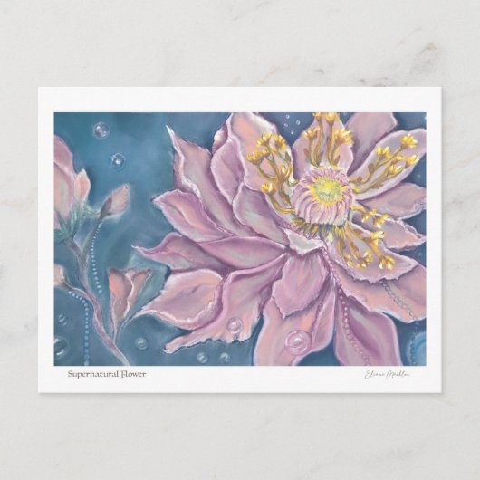 Supernatural Flower Briefkaart (Voorkant)