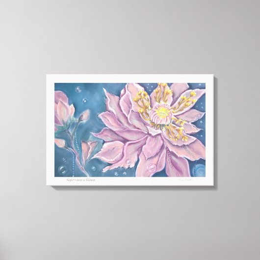 Supernatural Flower Canvas Afdruk (Voorkant)
