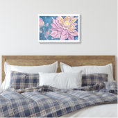 Supernatural Flower Canvas Afdruk (Insitu (Slaapkamer))