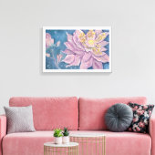 Supernatural Flower Canvas Afdruk (Insitu (Woonkamer))