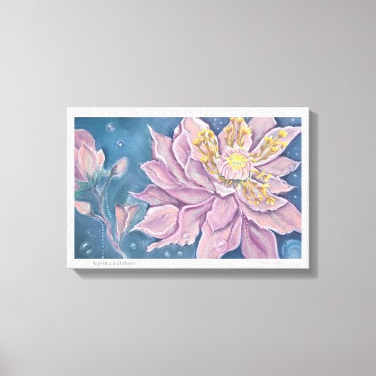 Supernatural Flower Canvas Afdruk (Voorkant)