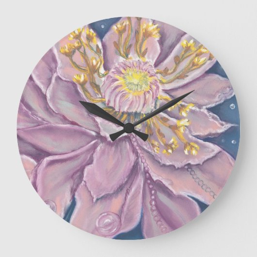 Supernatural Flower Grote Klok (Voorkant)