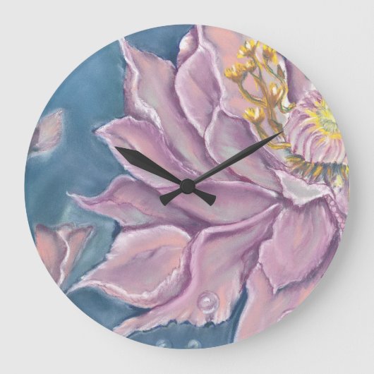 Supernatural Flower Grote Klok (Voorkant)