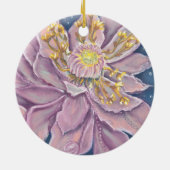 Supernatural Flower Keramisch Ornament (Achterkant)