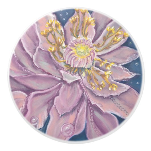 Supernatural Flower Keramische Knop (Voorkant)