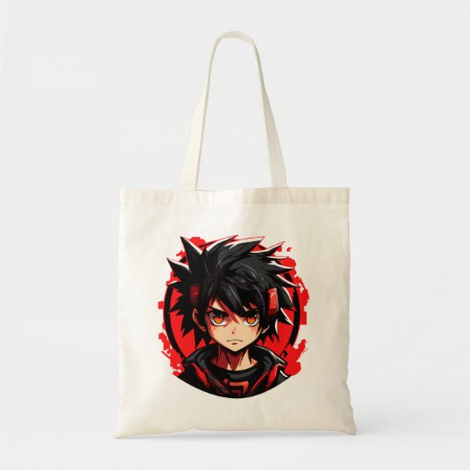 Supernatural Gear: Anime Jongen Tote Bag (Voorkant)