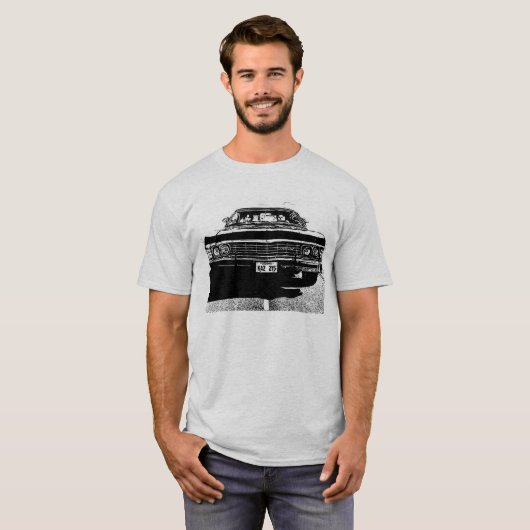 Supernatural Impala T-shirt (Voorkant volledig)