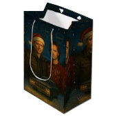 “Supernatural Kerstcadeau Tas – Dean & Sam Medium Cadeauzakje (Voorkant Gekanteld)