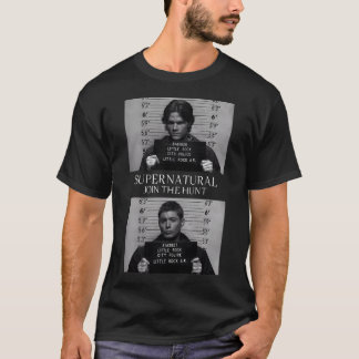 Supernatural Mugshot's T-shirt