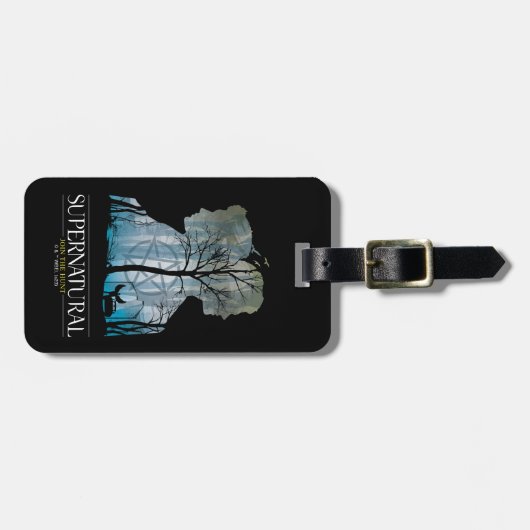 Supernatural Winchester Bros Forest Graphic Bagagelabel (Voorkant horizontaal)