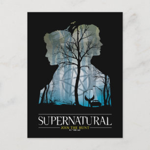 Supernatural Winchester Bros Forest Graphic Briefkaart