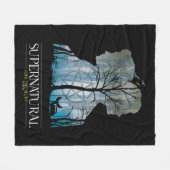 Supernatural Winchester Bros Forest Graphic Fleece Deken (Voorkant (Horizontaal))
